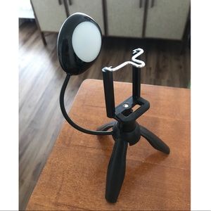 Selfie Stick/ Tripod- Content Creator with Light